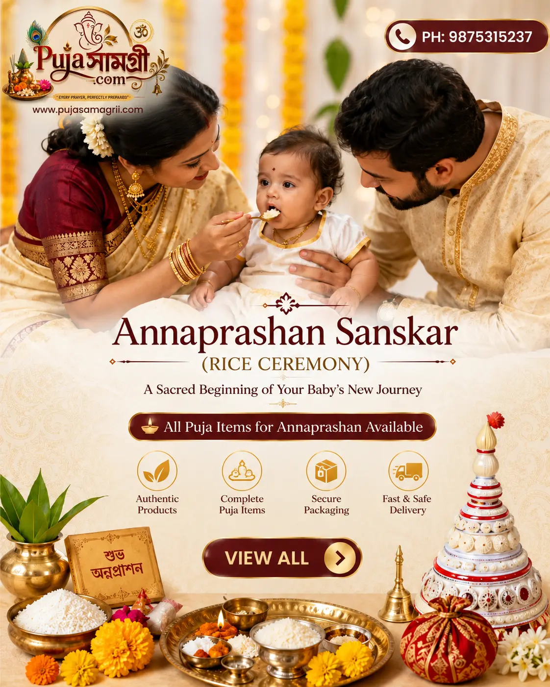 Puja Samagri Online – Complete Puja Kits & Dashakarma Items