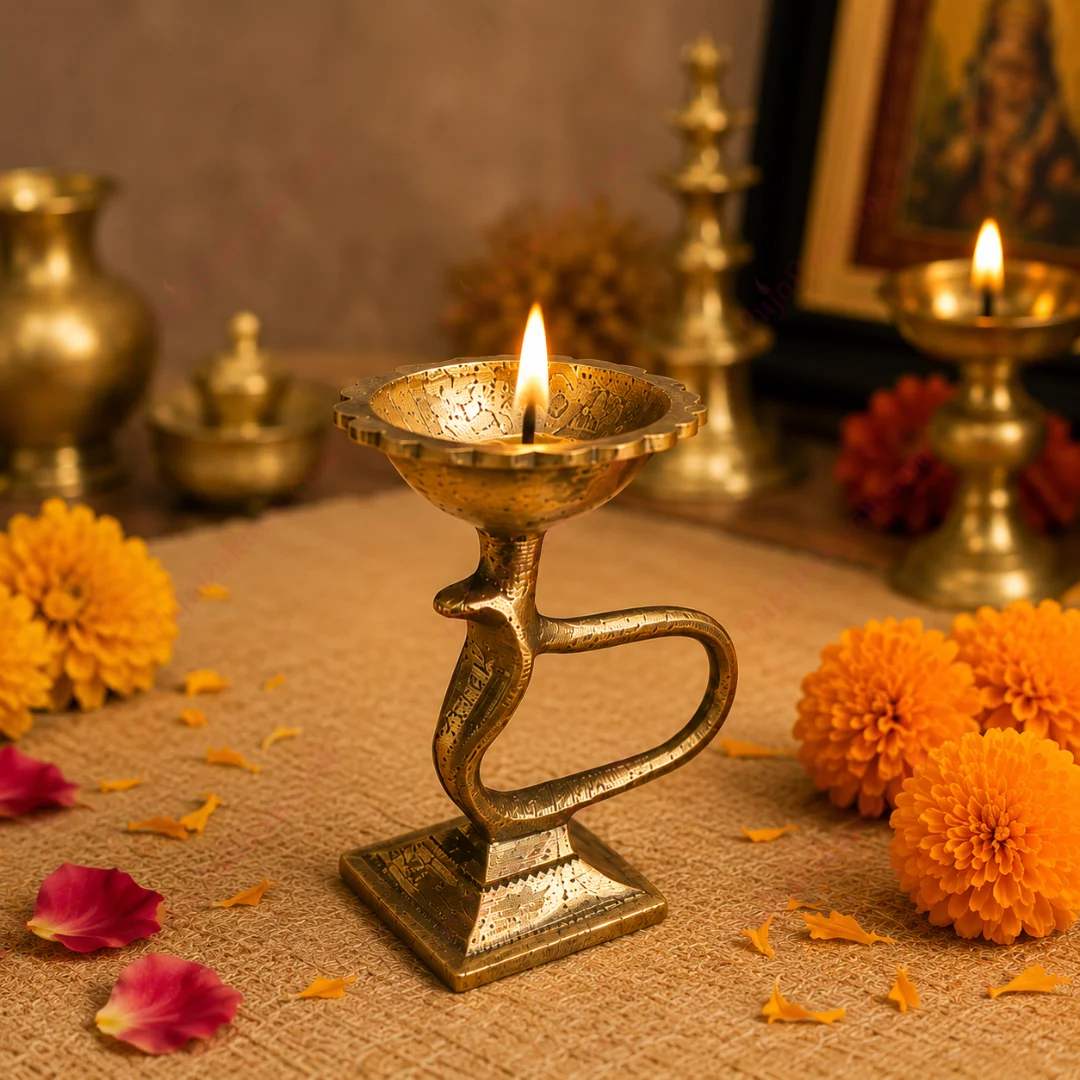 Antique Brass Diya