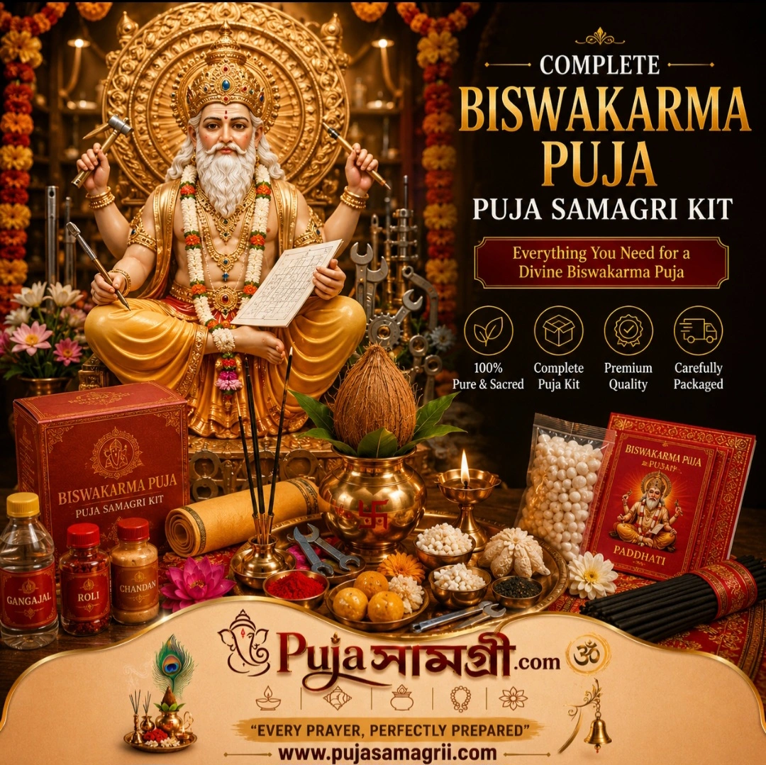 Biswakarma Puja Samagri Kit Online | Complete Puja Items | PujaSamagrii