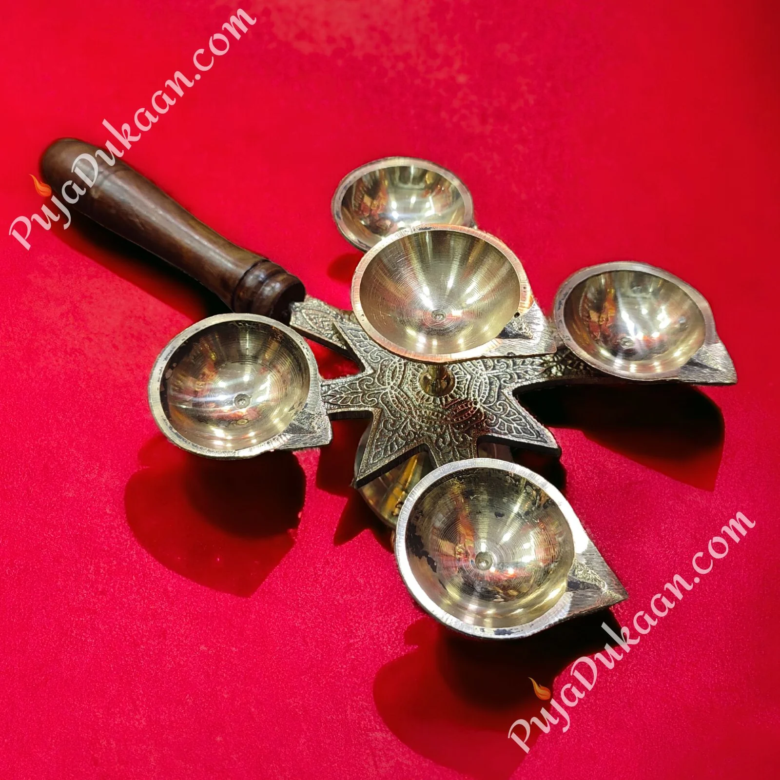 Brass Antique Panch Pradeep
