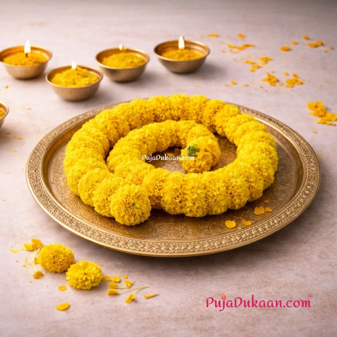 Marigold Yellow Garland (Genda Mala)